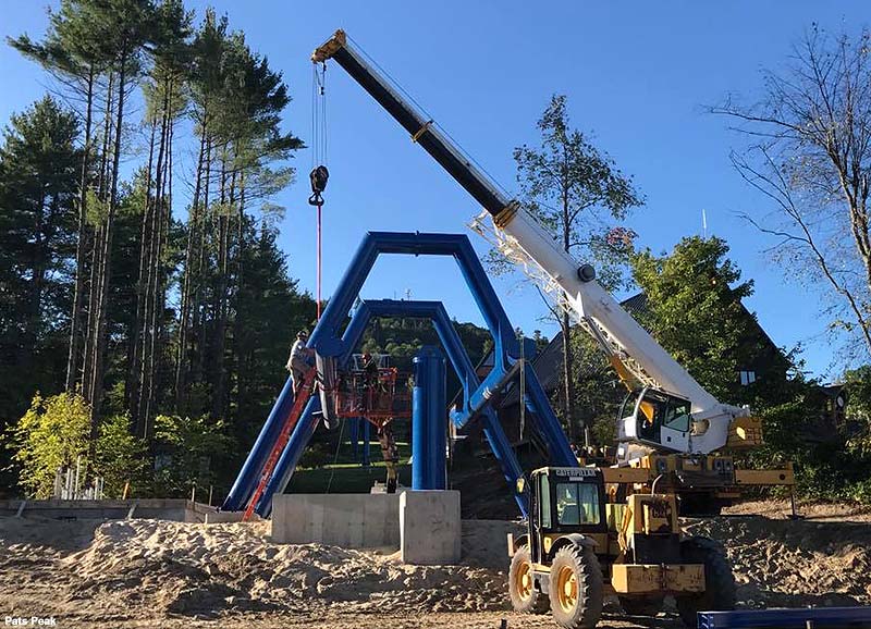 Lift Construction Continues as October Arrives