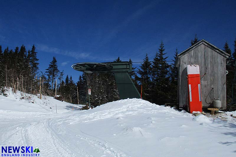 High Country top terminal and trail from T-Bar line (background)