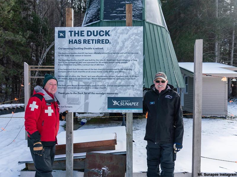Sunapee Retires the Duckling Double