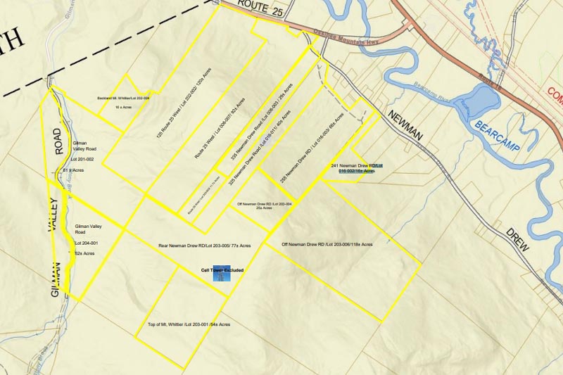 Mt. Whittier Parcel Map