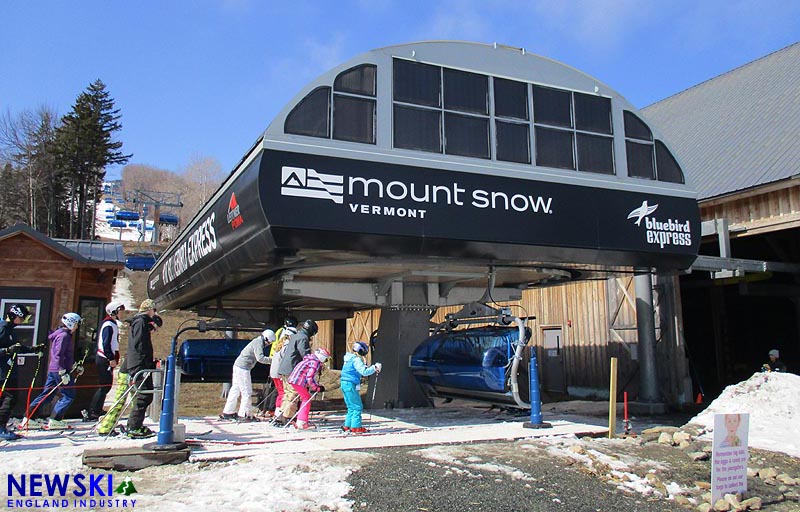 Mount Snow's Bluebird Express, March 27, 2016