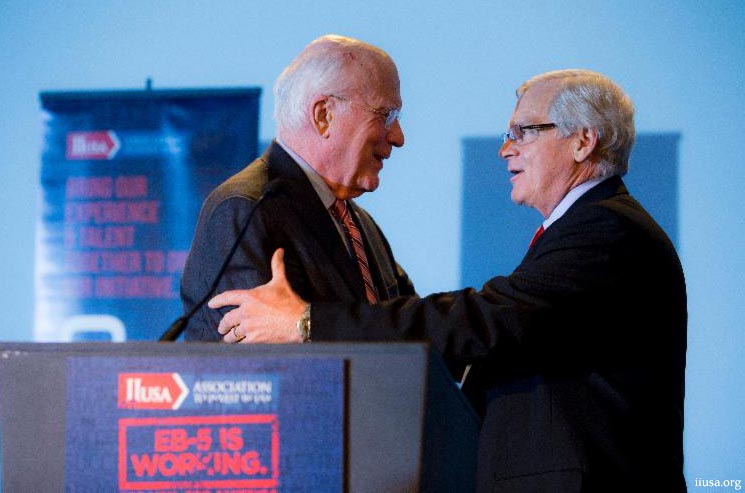 Patrick Leahy and Bill Stenger