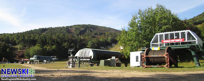The Waterville Valley base area (September 17, 2016)