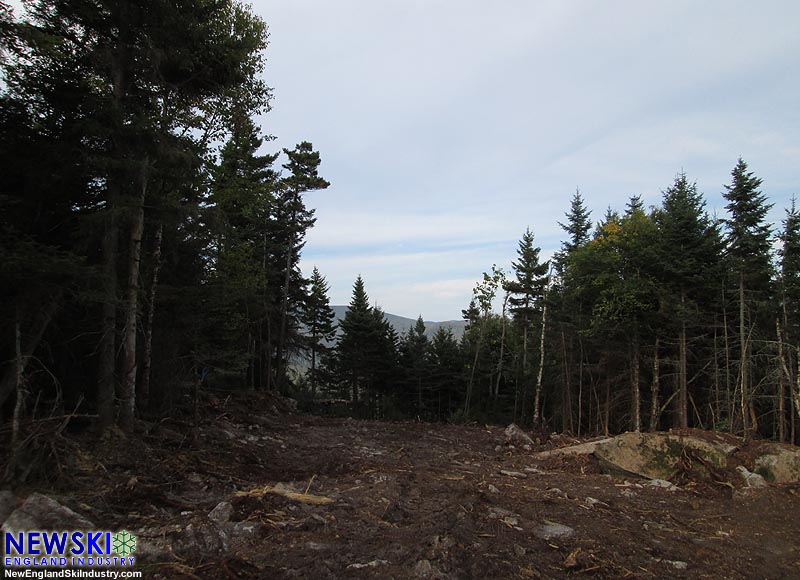 The top of Green Peak intermediate trail 57 (September 17, 2016)