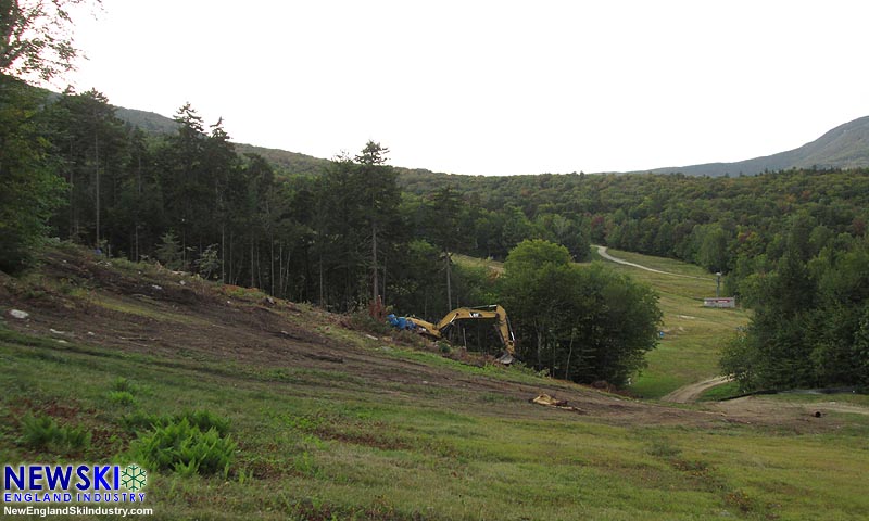 The bottom of Green Peak novice trail 4 (September 17, 2016)