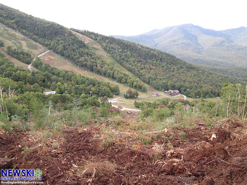 The top of Green Peak intermediate/expert trail 54 (September 17, 2016)