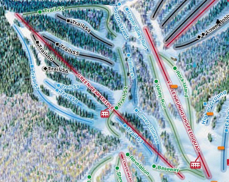 Green Peak Trail Map