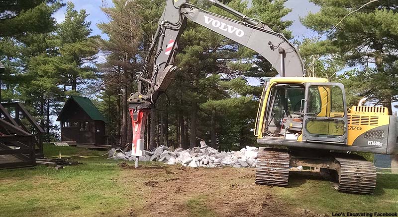 Pats Peak Double footing removal