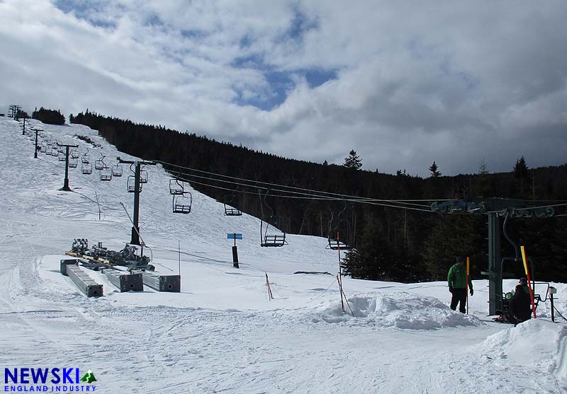 High Country last chair, April 8, 2018