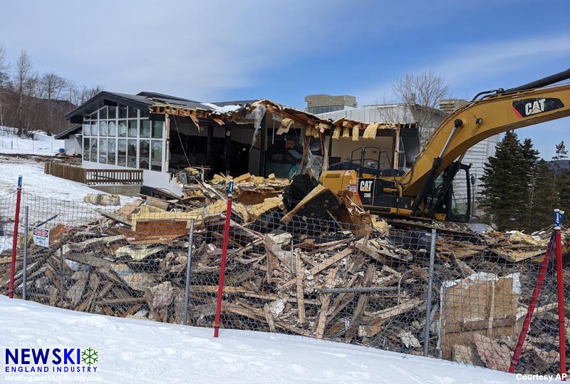 Killington Base Lodge Demolition Underway