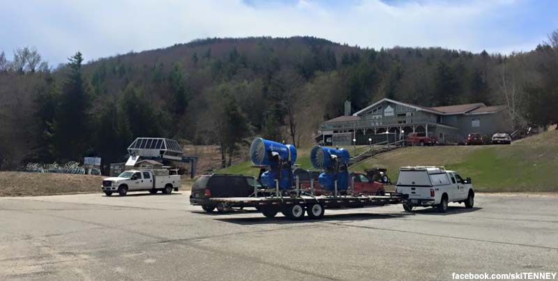 Tenney Mountain base area, May 2015