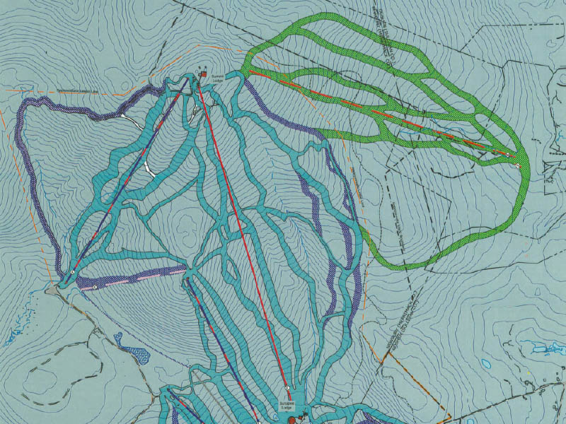 2014 Mount Sunapee West Bowl Expansion Map