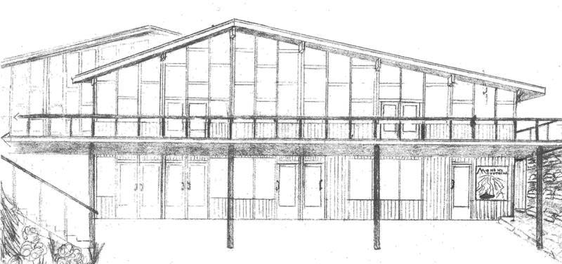 Elevation plan for the Mohawk Mountain lodge expansion