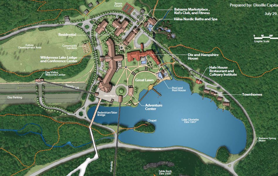 Balsams Lake Village Area Map