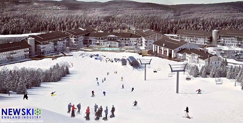 Mt. Snow Base Area Rendering