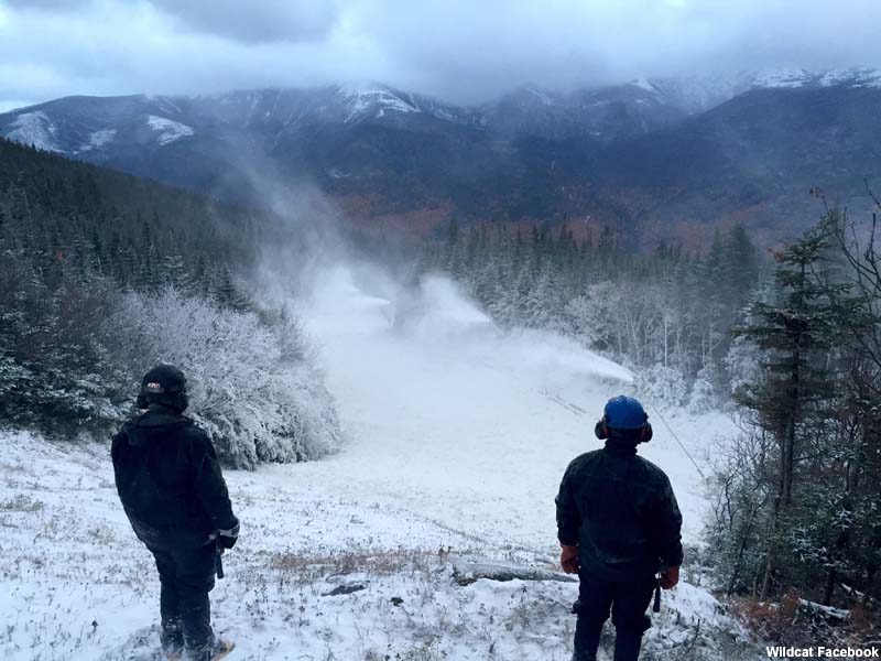 Wildcat Snowmaking, October 17, 2015