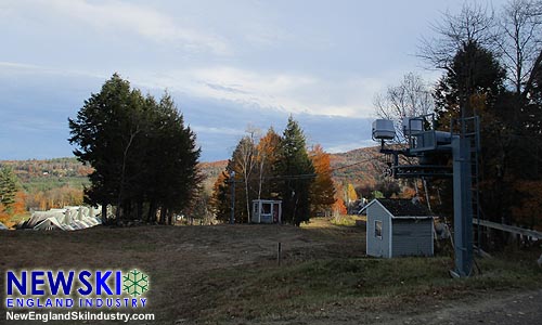 The novice area at Tenney Mountain