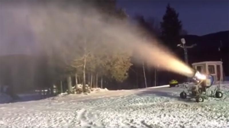 Tenney Mountain Snowmaking, Tuesday January 5, 2016