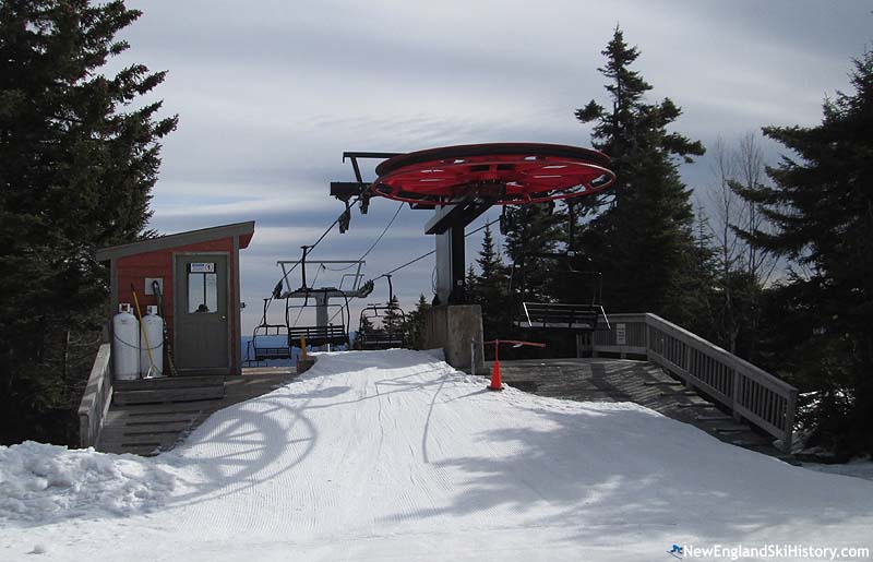 Spruce Peak top terminal, March 2016