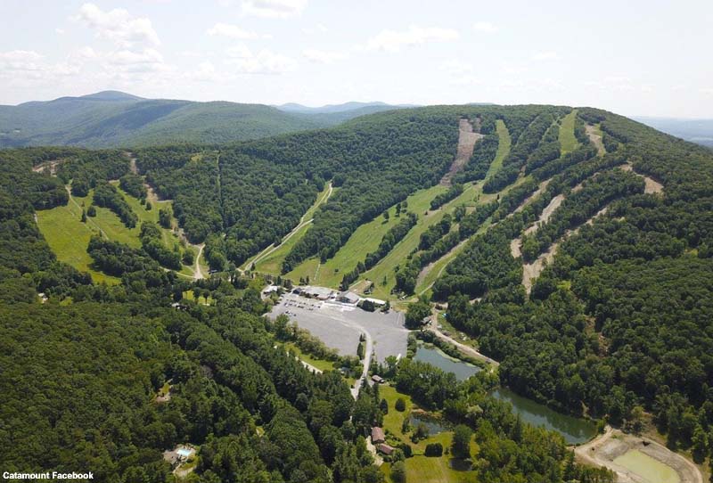 Aerial photo of Catamount