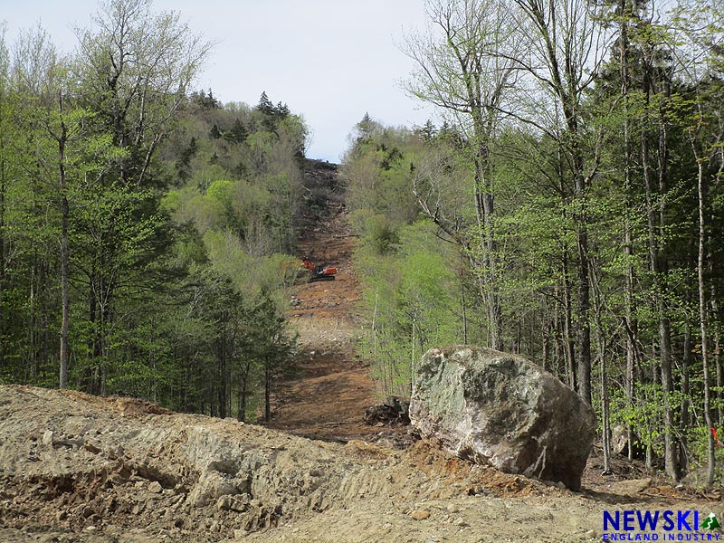Merrill Hill lift line, May 2021